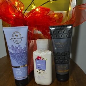 Bath & Body Works Aromatherapy Lavender Vanilla & Freesia - Set of 3